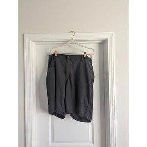 Hurley Mens Black Chino Flat Fron Shorts Size 42